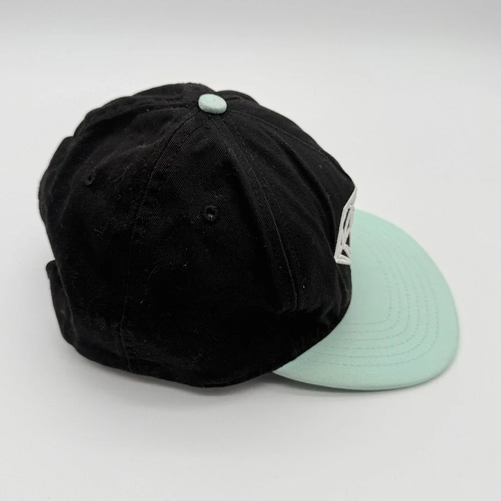 Diamond Supply Co Hat Snapback Men OSFM Black Mint Diamond Logo Skate Streetwear